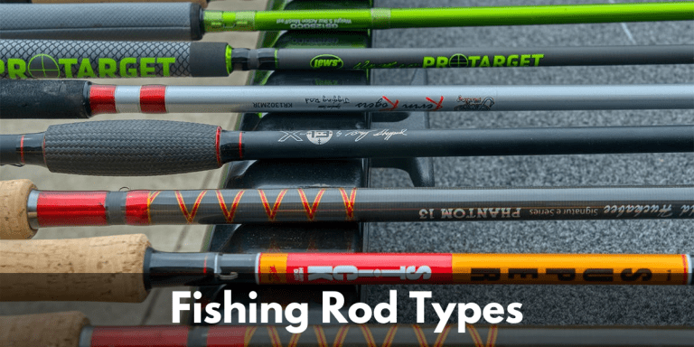 different types of fishing poles